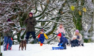The UK is experiencing heavy snow, making it resemble Lapland, and there is more snow expected.