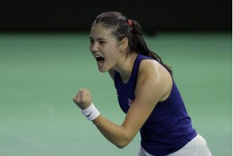 British tennis player Emma Raducanu's winning streak continues as the team moves closer to the BJK Cup final.