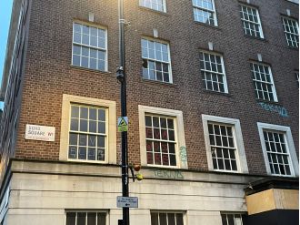 Squatters evicted from London headquarters of film studio after 8 months.