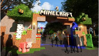 The popular game Minecraft is coming to life with a new theme park in the UK, get a sneak peek here.