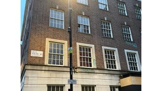 Squatters evicted from London headquarters of film studio after 8 months.
