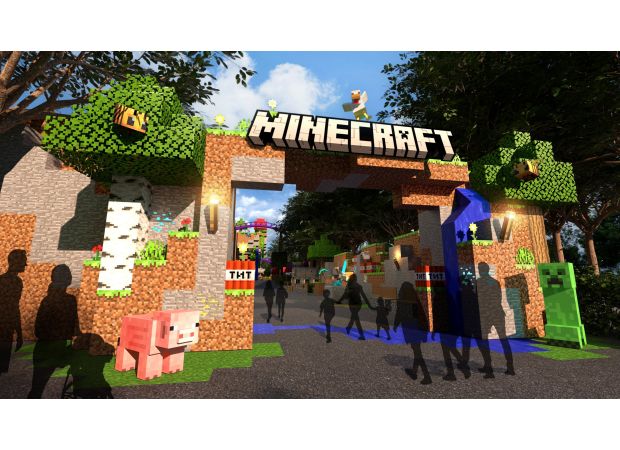 The popular game Minecraft is coming to life with a new theme park in the UK, get a sneak peek here.