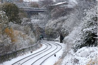 London subway has major delays while the rest of the UK is dealing with travel chaos due to snow.