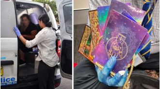 A woman in Sydney who pretended to be a psychic has been arrested and charged with fraud.