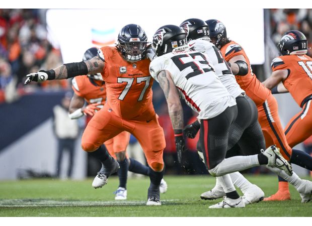 The Broncos' dominant win against the Falcons shows their offense line is strong.