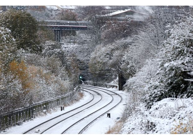 London subway has major delays while the rest of the UK is dealing with travel chaos due to snow.