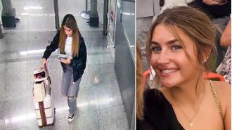 A teenage beauty queen has been missing for a week after being seen on airport CCTV.