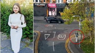 Police have unveiled new footage in search for the escaped spouse of Harshita Brella.