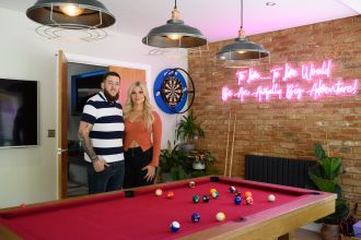 Husband returns with £1 million instead of milk.