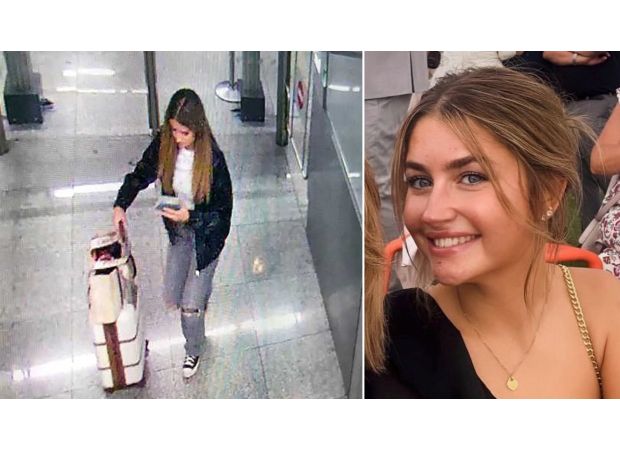 A teenage beauty queen has been missing for a week after being seen on airport CCTV.