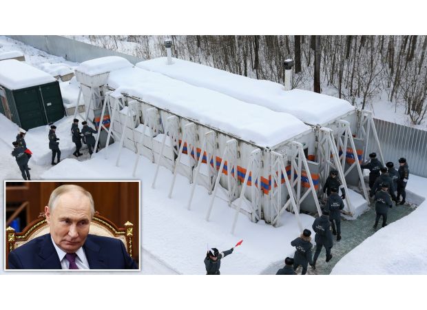 Russian President Putin disappears as Moscow constructs expensive mobile nuclear shelters.