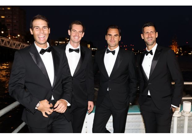 I defeated Nadal, Federer, and Djokovic. Let's find out who the greatest is.