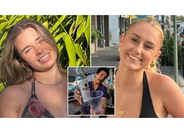 Teens in critical condition after consuming complimentary vodka shot.