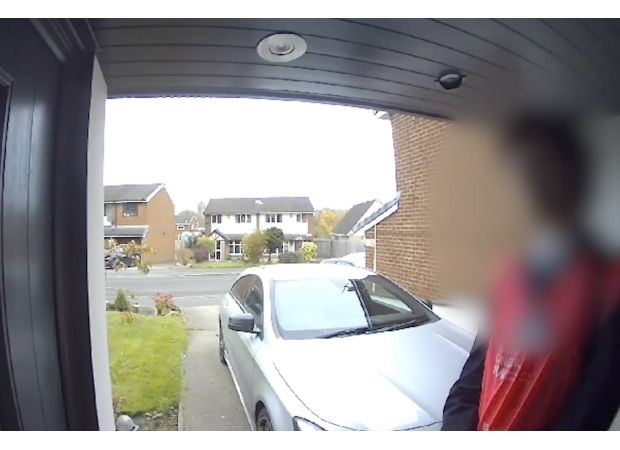 A charity worker hopes a woman who refused to donate develops cancer.