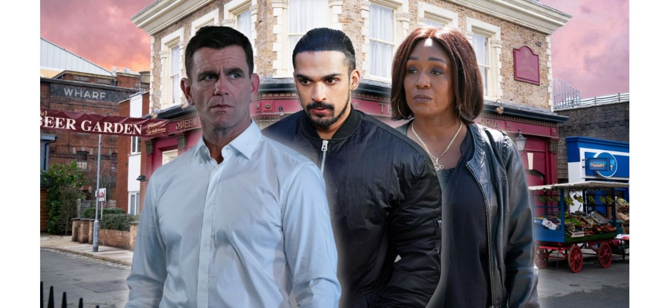 EastEnders star caught in steamy love triangle as she falls for two men.