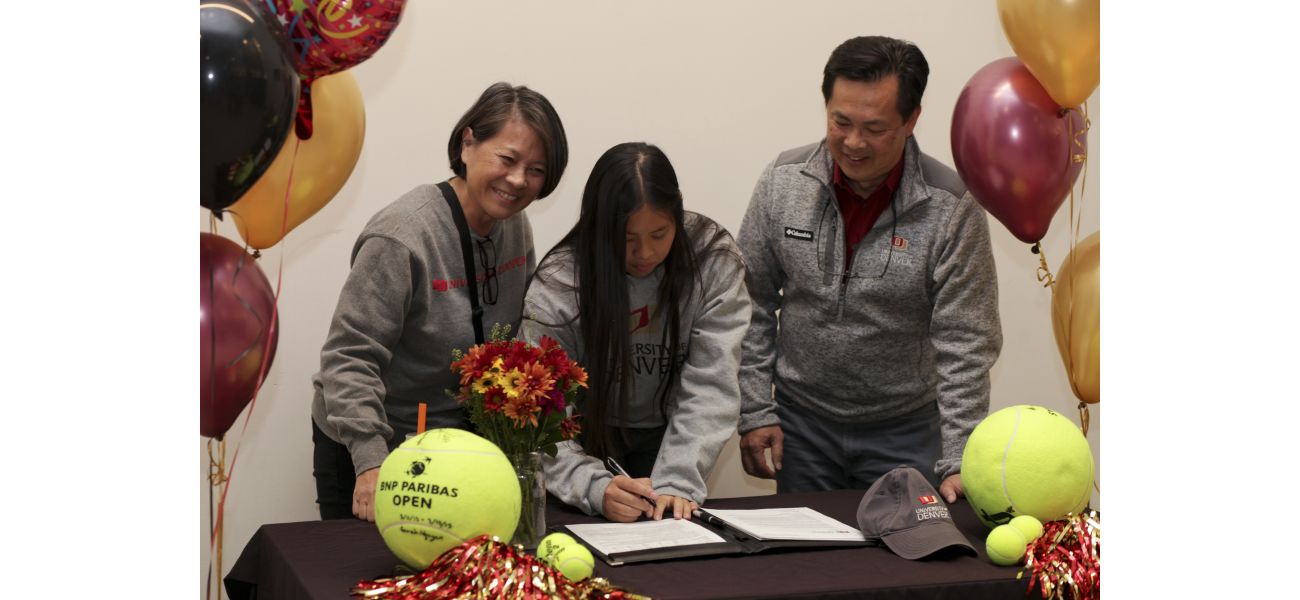 Nguyen's signing to DU Pioneers tennis marks the end of a collaborative community effort.