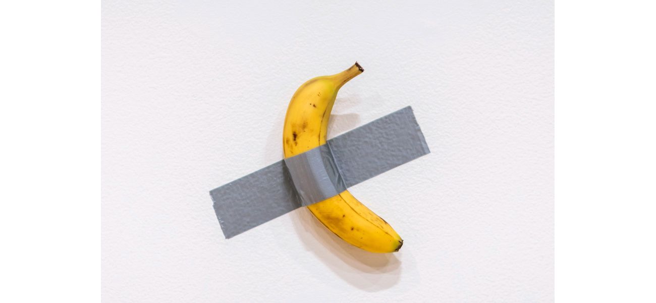 A duct-taped banana artwork has been sold for $9.58m, becoming viral once again.