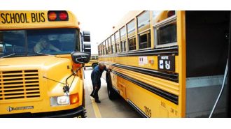 A school bus driver in Castle Rock is being accused of leaving 40 young students far from their homes.