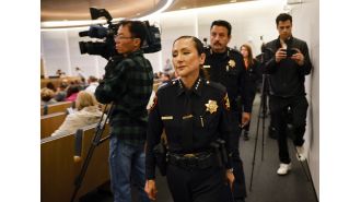 San Mateo Sheriff's captains want Sheriff Corpus to resign.
