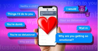 I messaged men on dating apps with crude messages.