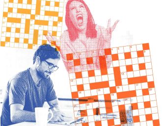 Discussing the optimal level of difficulty for crosswords and inviting readers to share their opinions in the 