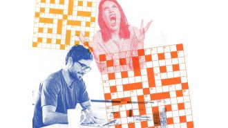 Discussing the optimal level of difficulty for crosswords and inviting readers to share their opinions in the 