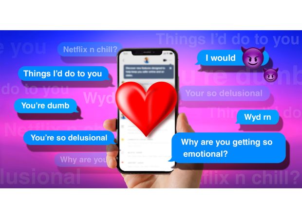 I messaged men on dating apps with crude messages.