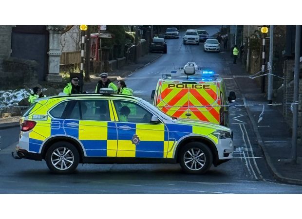 A teenager is critically injured after being struck by a Tesla near their school.
