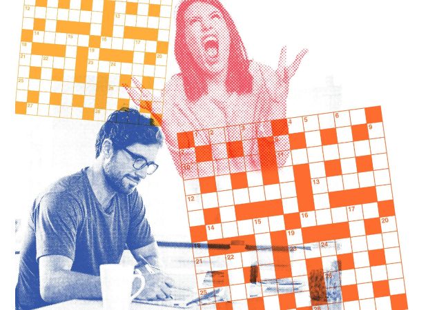 Discussing the optimal level of difficulty for crosswords and inviting readers to share their opinions in the 