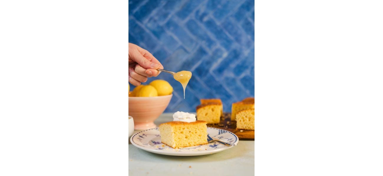 Sue Lawrence created a delicious and unique lemon curd polenta cake.