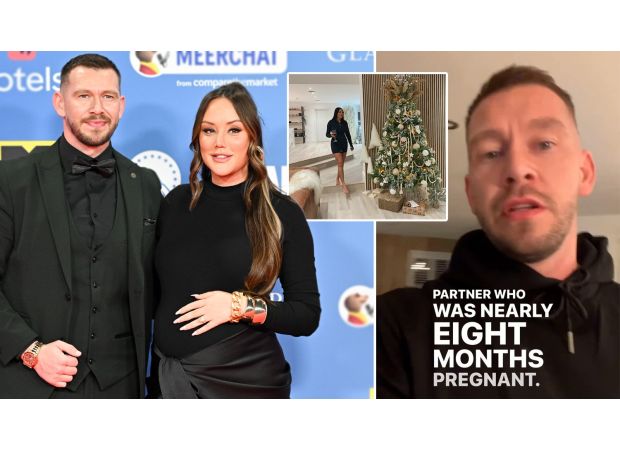 Masked robbers armed with a machete invaded the home of pregnant Charlotte Crosby.