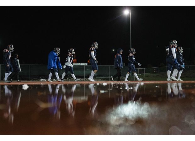 Analyzing the upcoming Colorado high school football quarterfinal matches in different classes: 5A, 4A, and 3A.