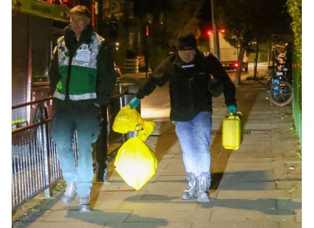 People forced to leave their homes due to discovery of radioactive waste in garbage bags.