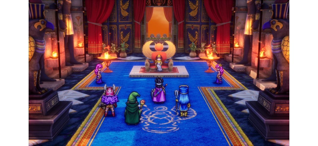 A classic game revived in stunning HD-2D graphics - check out our review of Dragon Quest 3's remake.