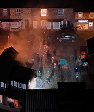Dramatic photos show a devastating fire on Coronation Street, bringing tragedy to the Platts.