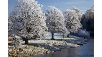 Escape to a picturesque UK town for a beautiful winter getaway.