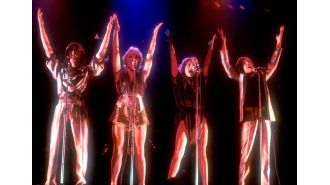 Famous singer bids farewell to iconic 80s group and is replaced by new members.