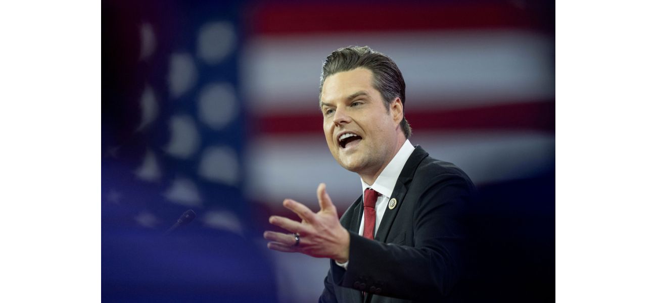 Matt Gaetz announces he will not seek re-election to Congress and will instead focus on becoming an attorney general.