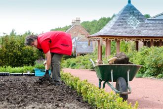 Experience at Dumfries House: Boss with intense passion motivates to give best effort.