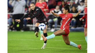 Denver competing for National Women’s Soccer League team with Cincinnati and Cleveland.