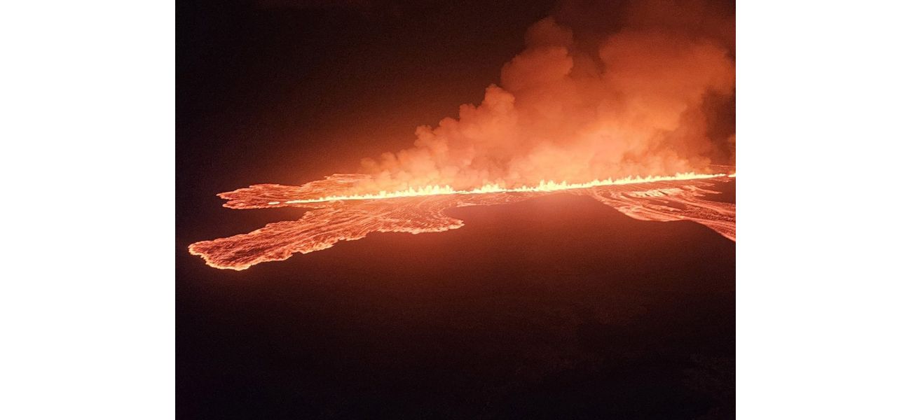 Iceland's massive volcano on Rekjanes Peninsula erupts once more.