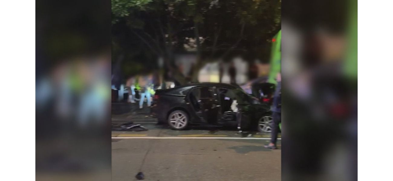 A teenager is in critical condition following a multi-car accident involving a stolen vehicle.