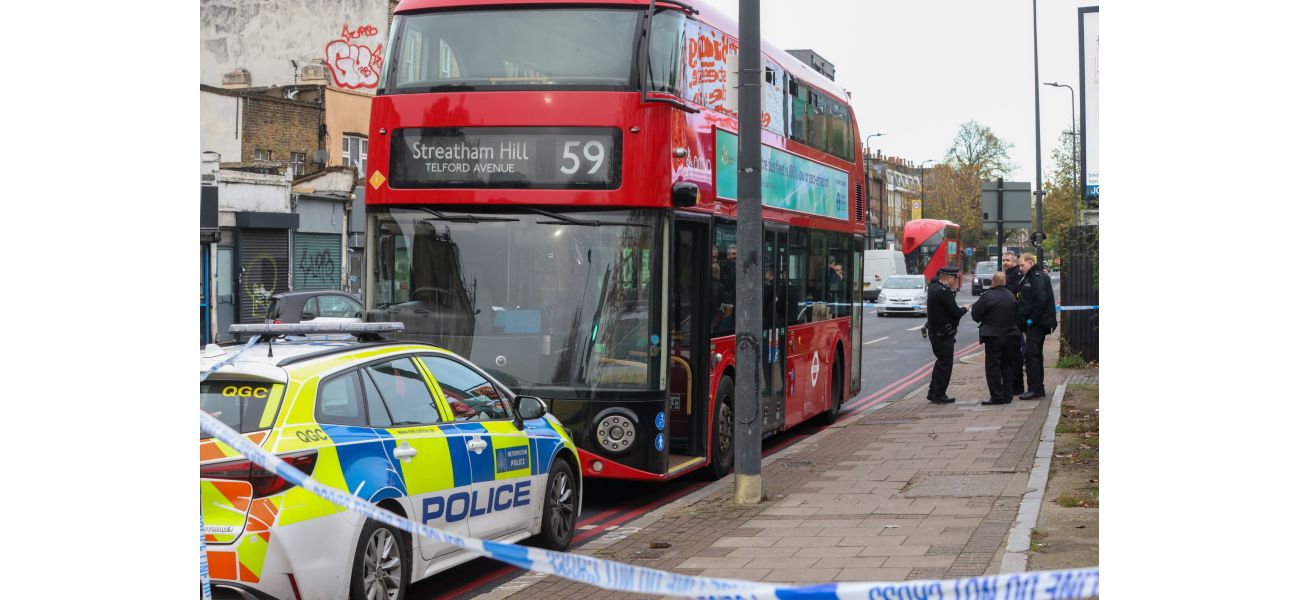 Man on bus severely injured after being assaulted and robbed in south London.