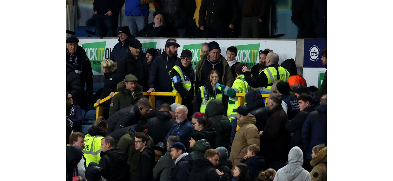 Match between Millwall and Sunderland stopped due to medical emergency, with players exiting the field.