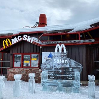Get a glimpse of the world's only ski-thru McDonald's in this 'skier's paradise.'