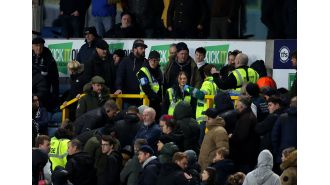Match between Millwall and Sunderland stopped due to medical emergency, with players exiting the field.