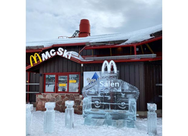 Get a glimpse of the world's only ski-thru McDonald's in this 'skier's paradise.'