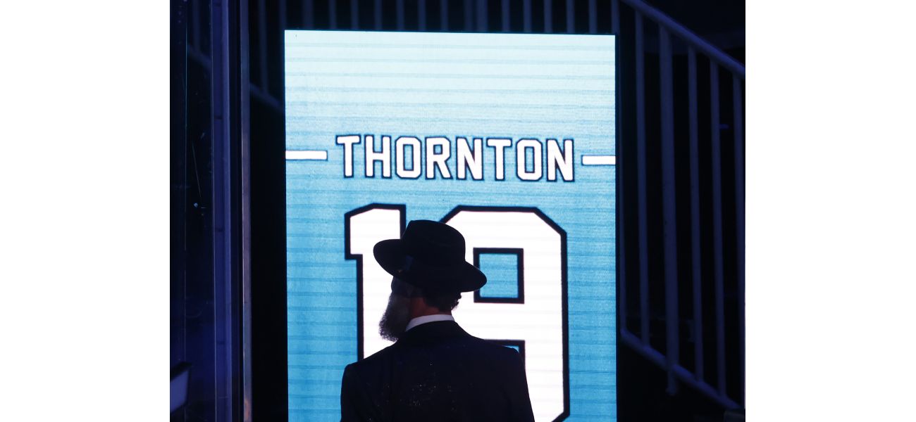 The Sharks and Celebrini learned from Joe Thornton's impactful ceremony.
