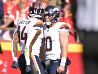 Sutton has been a reliable target for Nix as the Broncos have improved in the middle of the season.