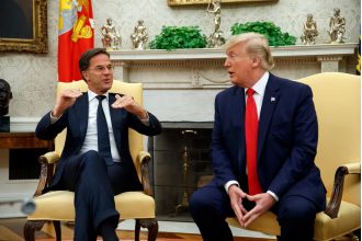 NATO leader and US President discuss international safety in Florida meeting